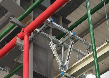 林甸该抗震支架的整体式支吊架结构协调性好